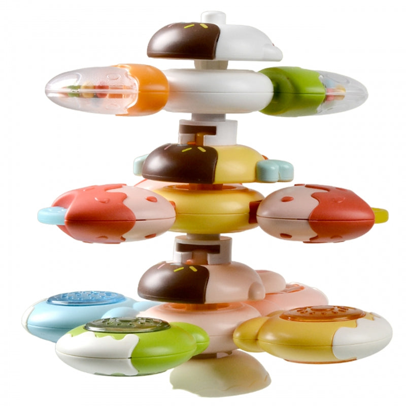 3-WOOPIE BABY Spinner Zabawka Sensoryczna Pszczoła Kurczak Królik Wymienne 3 szt.-3