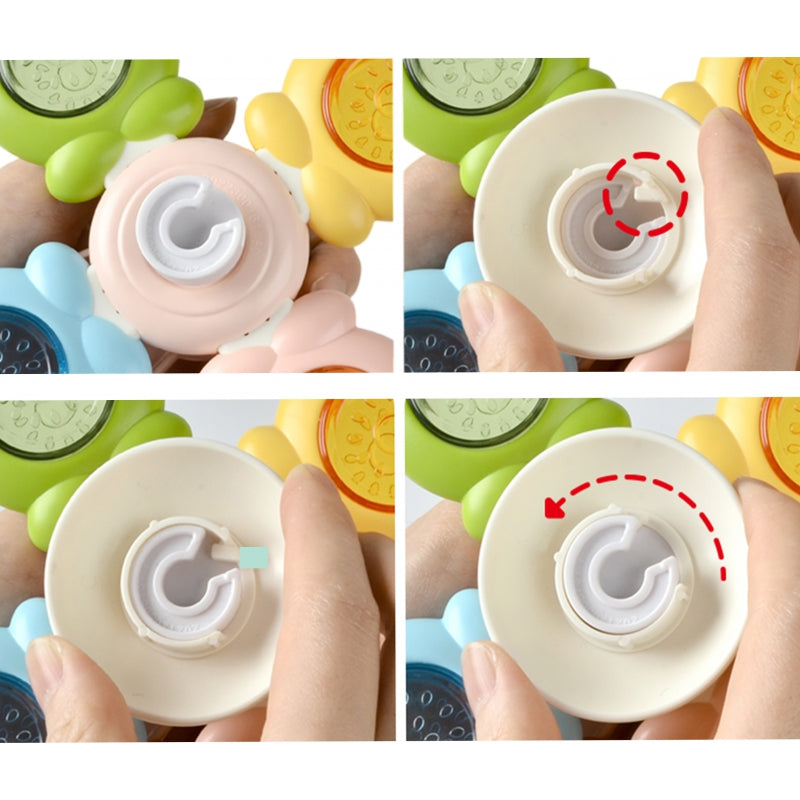 5-WOOPIE BABY Spinner Zabawka Sensoryczna Pszczoła Kurczak Królik Wymienne 3 szt.-5