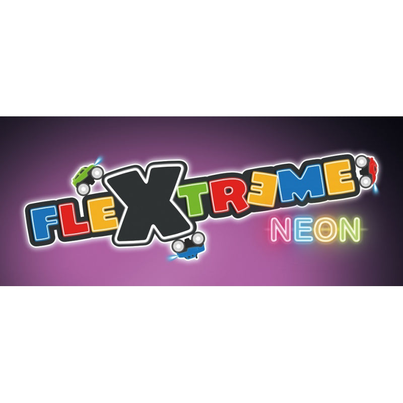 7-SMOBY Flextreme Neon Tor Samochodowy z Autem Zestaw Startowy-7
